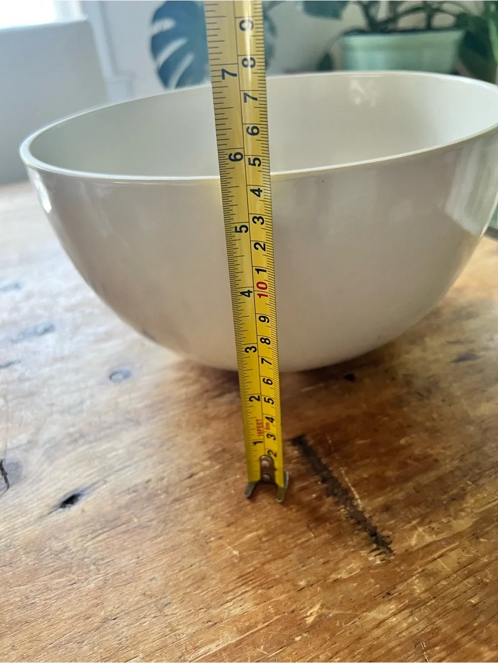 Emile Henry Ceramic Deep Storage Bowl w/cork lid, handcrafted in France. Bisque